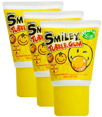 Tubble Gum Smiley Citrus 35g (36 шт)