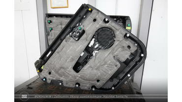 Фото отчет шумоизоляции Hyundai Santa Fe