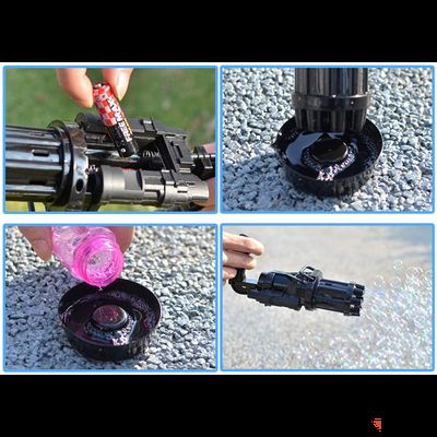 МАШИНКА ДЛЯ СОЗДАНИЯ МЫЛЬНЫХ ПУЗЫРЕЙ ПУЛЕМЕТ РОЗОВЫЙ