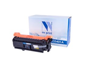 Картридж NVP совместимый HP CE401A Cyan для LaserJet Color M551n/M551xh/M551dn/M570dn/M570dw/M575dn/M575f/M575c (6000k)