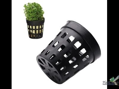 Горшочек пластиковый МИНИ для растений черный