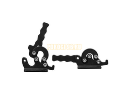 Устройство для крепления запасного колеса на левую сторону (калитка левая) серия Туризм для LR Defender, УАЗ 3741, 3909, 2206, 3962, УАЗ Пикап, Nissan NP300