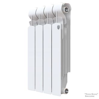 Радиатор биметаллический 500х100 мм 4 секции [Royal Thermo Indigo Super 500]