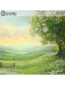 Фотофон виниловый «Сказочная полянка»