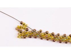 NC-208 Гамма Иглы бисерные с нитковдевателем 54мм 12шт.+ 2 нитковдевателя