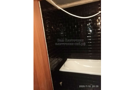 Облицовка ванной комнаты плиткой кабанчик