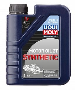 Масло моторное Liqui Moly для 2-х такт. снегоходов Snowmobil Motoroil 2T Synthetic L-EGD - 1 л. (Синтетика) (2382)