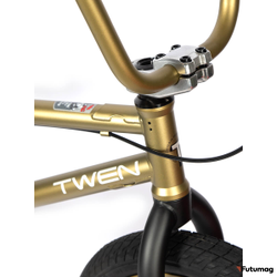 Велосипед BMX TechTeam Twen зеленый хром-молибден