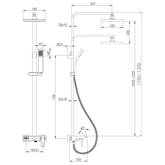 Смеситель для ванны Contest LM5862CW