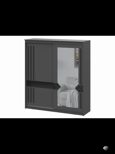 Шкаф-купе № 25 Блэк 200 см