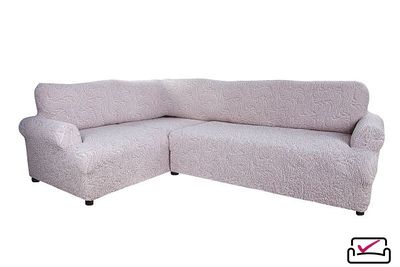 Чехол на классический угловой диван Микрофибра Бриллиант. ЗАЩИТА ДЛЯ МЯГКОЙ МЕБЕЛИ ОТ ЖИВОТНЫХ.РОССИЯ