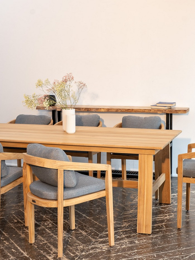 Обеденный стол из тика OCTA 220 см