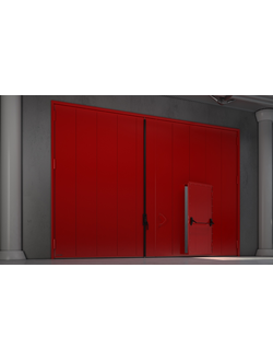 Протиавопожарные распашные ворота Doorhan