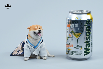 Сиба-ину в кимоно - Коллекционная ФИГУРКА 1/6 scale Shiba Inu (JXK207A) - JXK