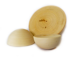 Полусфера 110 мм, липа