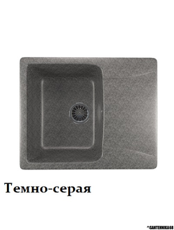 Мойки из искусственного мрамора MIXLINE ML-GM26 с крылом 470*580*190мм