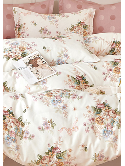 Постельное белье Cleo семейное сатин 150х210х2 230х250х1 50х70х2+5см 70х70х2 41/908-SK