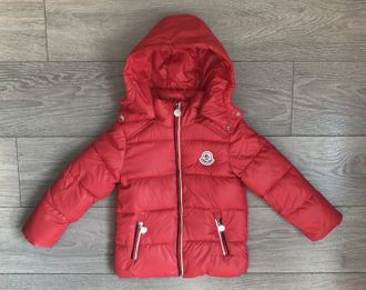 М.17-29 Куртка Moncler красная  (98,110,116,122)