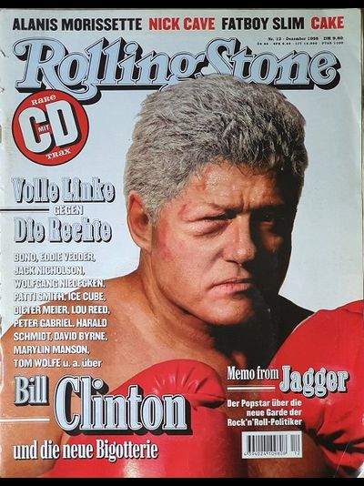 Rolling Stone Germany Magazine December 1998 Bill Clinton, Alanis, Иностранные журналы, Intpress