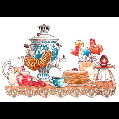 D0589 Русское чаепитие