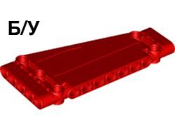 ! Б/У - Technic, Panel Plate 5 x 11 x 1 Tapered, Red (18945 / 6258093) - Б/У