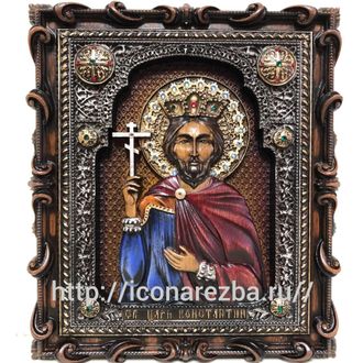 Икона равноапостольного царя Константина Великого