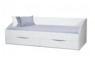 Кровать Фея 3 (симм) Белый (Олмеко)