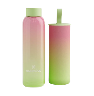Waterdrop Summer Glass Durable Bottle - Стеклянная бутылка для воды