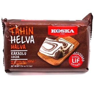 Koska Кунжутная халва с какао, 500 гр