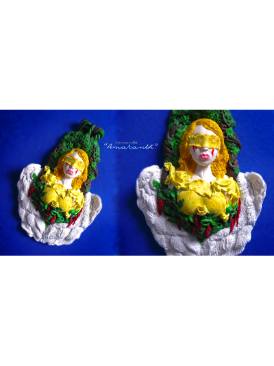 Объёмная подвеска &quot;Амарант&quot;, падший ангел