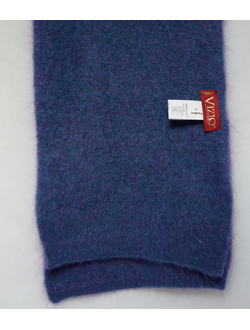 Голубой вязаный красивый шарф Италия Vizio фото