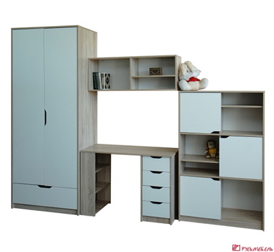 МОЛОДЕЖНЫЙ-1М Стол письменный 4-ящика правый