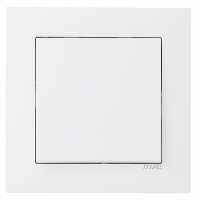 Рамка Logus 90 стандарт, 1 пост, белая - Efapel 90910 TBR