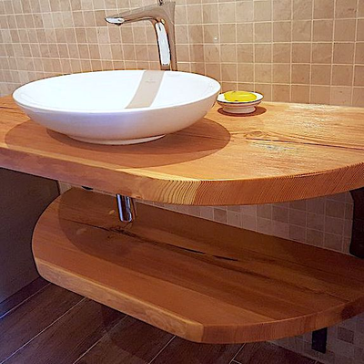 столешница, стол, столешница под раковину, столешница в ванную, мебель для ванной, массив, дуб, вяз