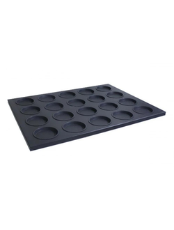 ПРОТИВЕНЬ ДЛЯ ГАМБУРГЕРОВ 580X980X30, 18 ЯЧЕеК 125, АЛЮМИНИЙ с антипригарным покрытием