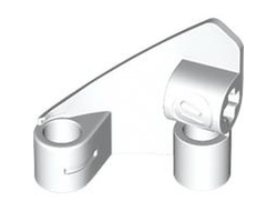 Technic, Panel Curved #10 3 x 3 Tapered Right, White (2403 6513890)