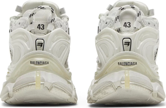 White balenciaga runners hotsell