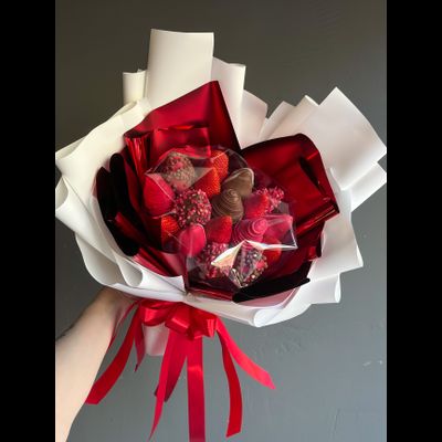 Red Marble с клубникой S