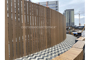 Забор из ДПК