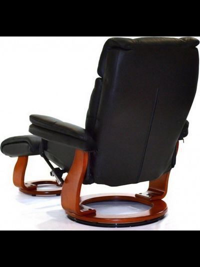 Кресло Relax Зуэль 7582W (001 BLACK / 026 HONEY)