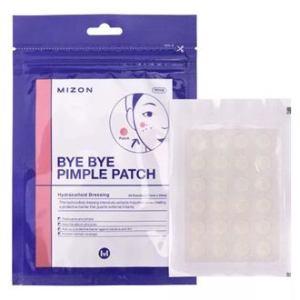 Противовоспалительные локальные патчи Bye Bye Pimple Patch MIZON