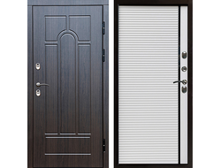 Дверь терморазрыв Модена венге-Porte White белая