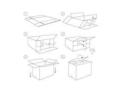 Как складывать коробку