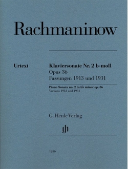 Sergei Rachmaninoff Piano Sonata no. 2 b flat minor op. 36, Versions 1913 and 1931