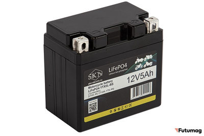 Аккумулятор для мототехники SKN LiFePO4 YTX5L-BS (12V/5Ah/80A)