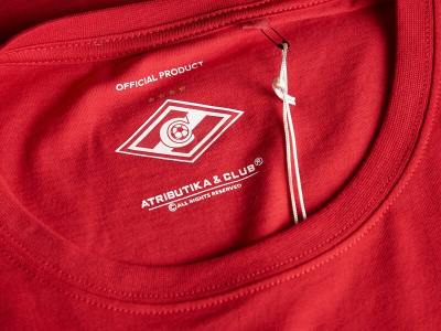 Футболка ФК СПАРТАК красная (р.M) 110610