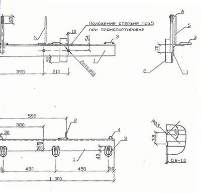 Траверса ТМ-86, ТМ-86М (20.0027 23.01) 16,62 кг