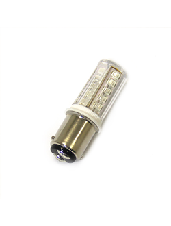 Лампочка светодиодная BA15D зеленый свет