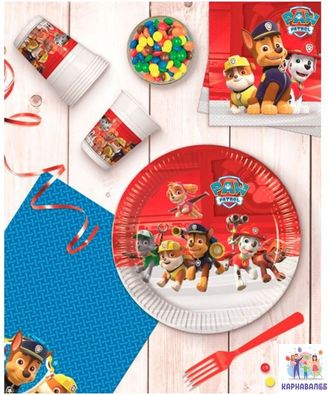 Одноразовая посуда Щенячий Патруль