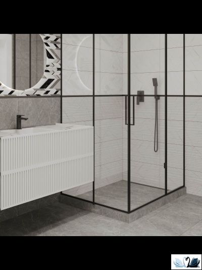 Плитка Belani Верди Декор 1 белый 30х60 см рельеф, для стен, Береза керамика